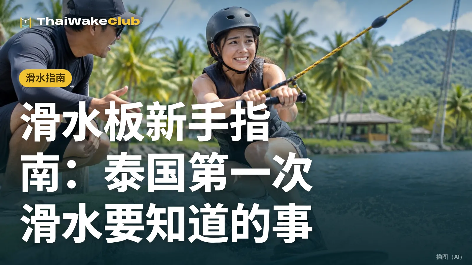 滑水板新手指南：泰国第一次滑水要知道的事