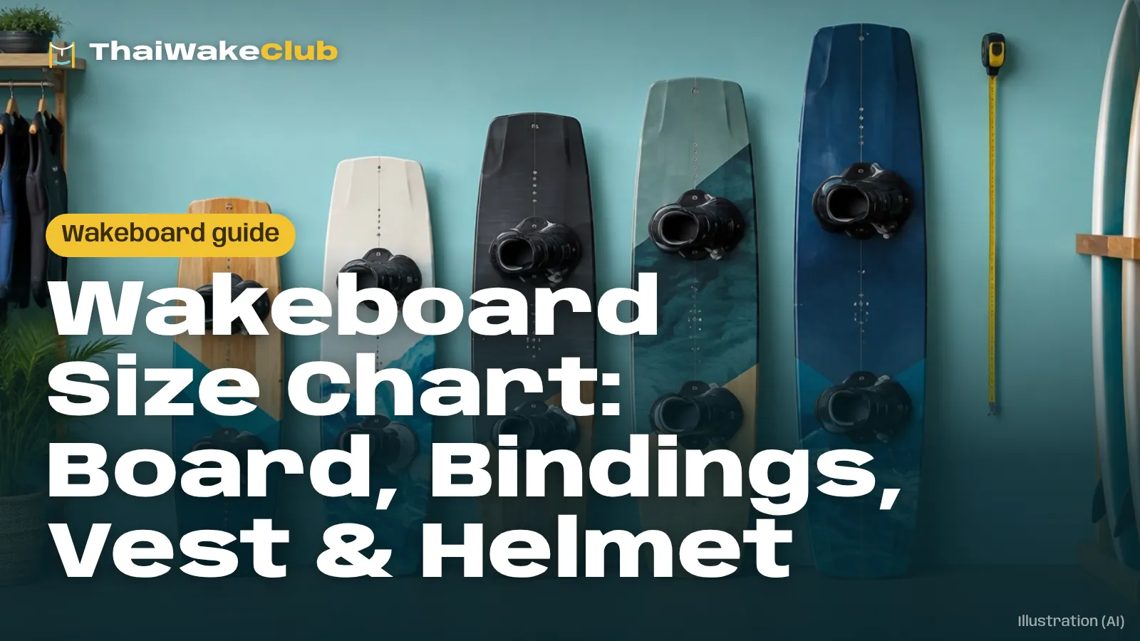 Wakeboard Size Chart: Board, Bindings, Vest & Helmet