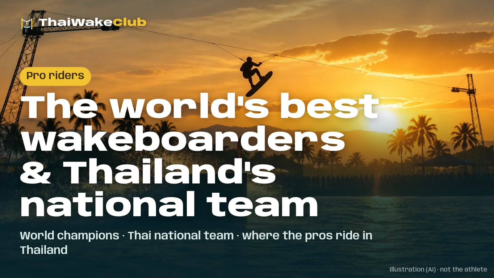 The world's best wakeboarders & Thailand's national team