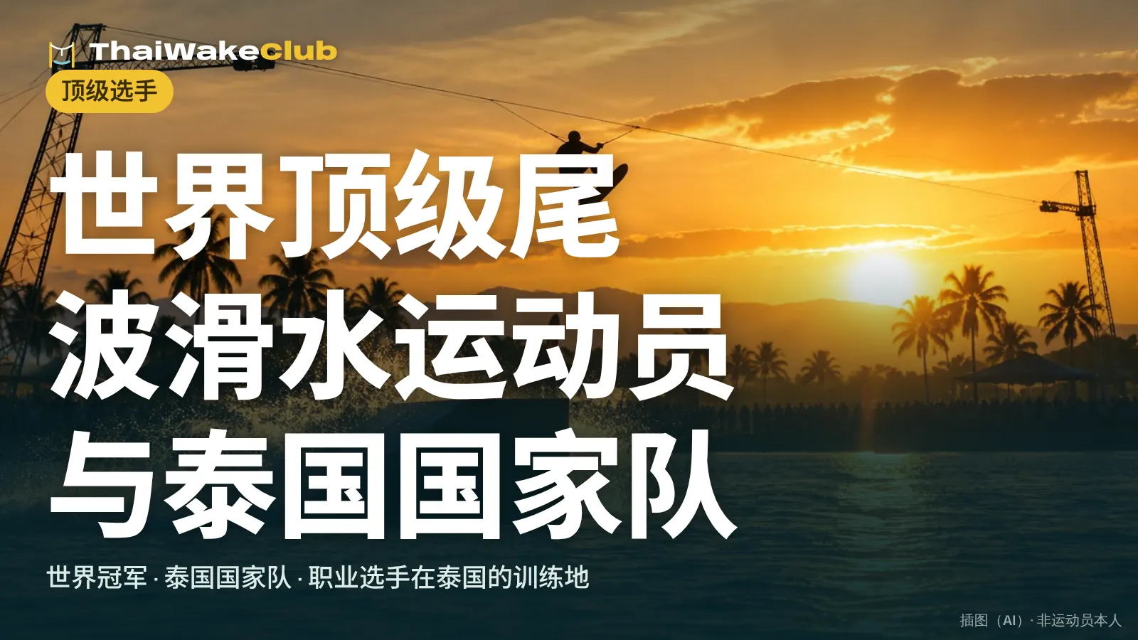 世界顶级尾波滑水运动员与泰国国家队